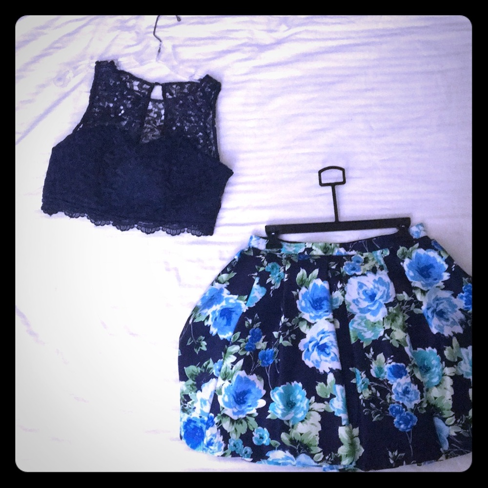 Two piece homecoming set